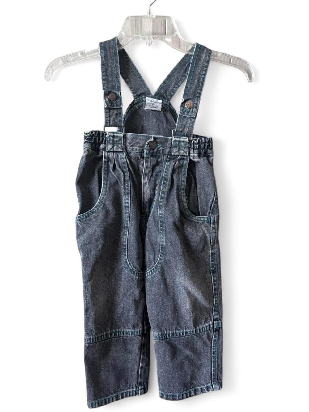 Vintage 1980’s Dark Blue Kids Denim Overalls